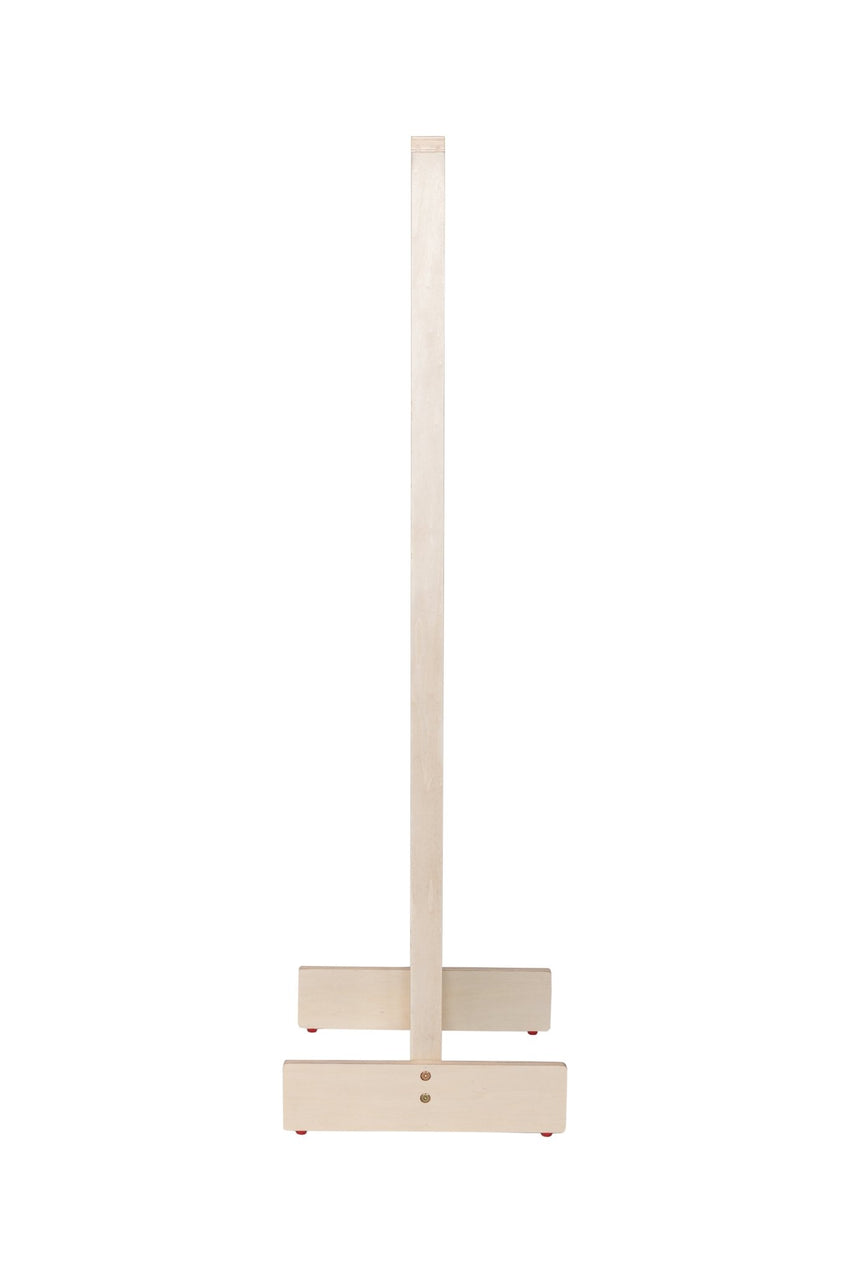 Angeles Birch Mobile 4-Shelf Book Display with Storage (AG1118) - SchoolOutlet