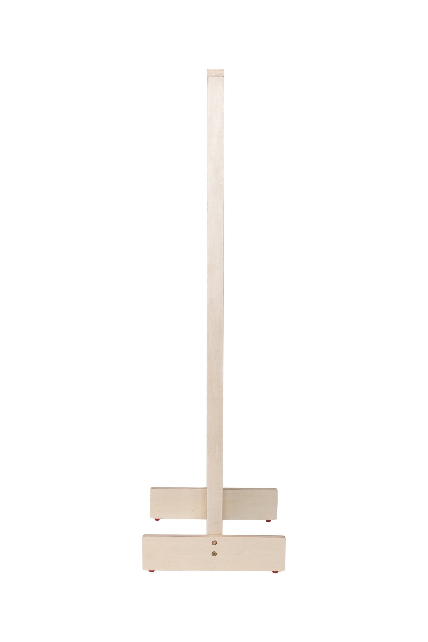 Angeles Birch Mobile 4-Shelf Book Display with Storage Assembled (AG1118A)