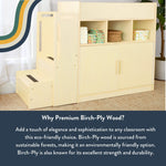 Children's Factory “I Can Reach” Steps with Handles Assembled (AG1133A)