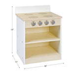 Children's Factory White Toddler Stove Assembled (AG1172WA)