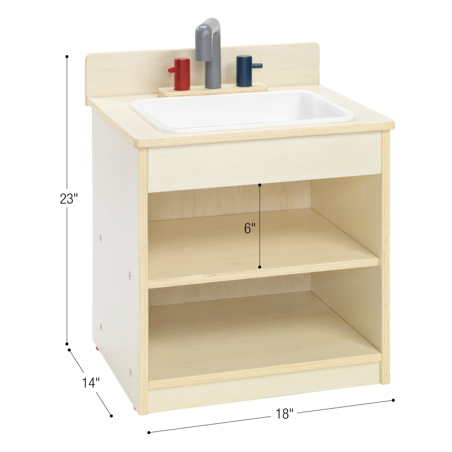 Children's Factory White Toddler Sink Assembled (AG1174WA)