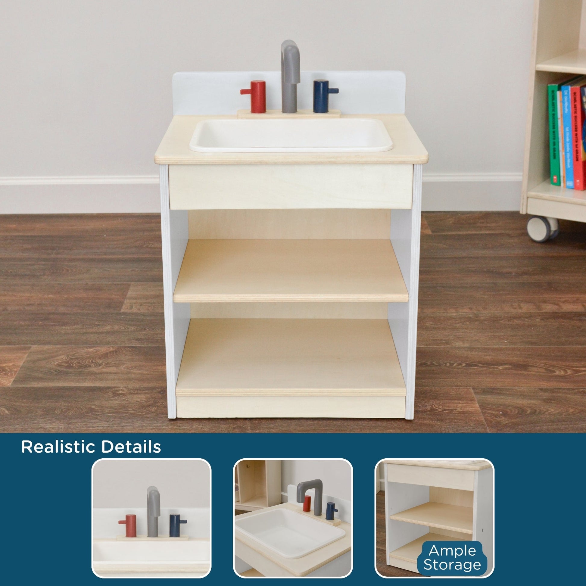 Children's Factory White Toddler Sink (AG1174X) - SchoolOutlet