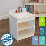 Children's Factory White Toddler Sink Assembled (AG1174WA) - SchoolOutlet