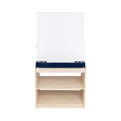 Angeles Birch Mobile 2-Station Art Center Easel (AG1190)