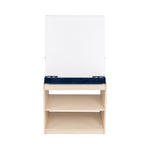 Angeles Birch Mobile 2-Station Art Center Easel Assembled (AG1190A)
