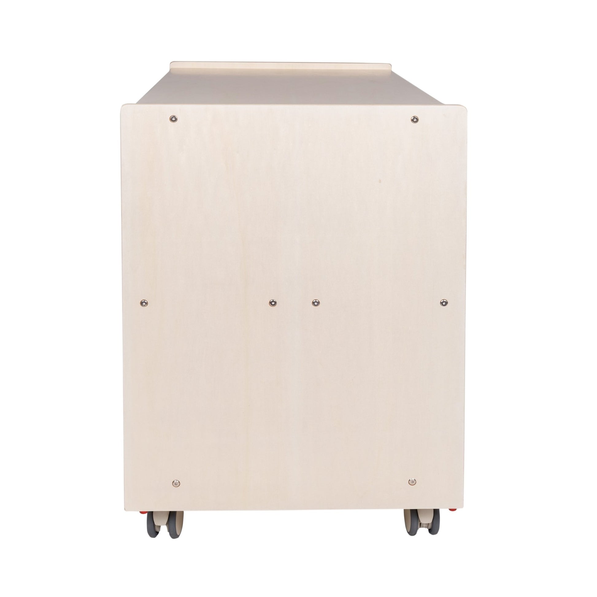 Angeles Birch Mobile 30"H Double-Sided Storage (AG1228) - SchoolOutlet