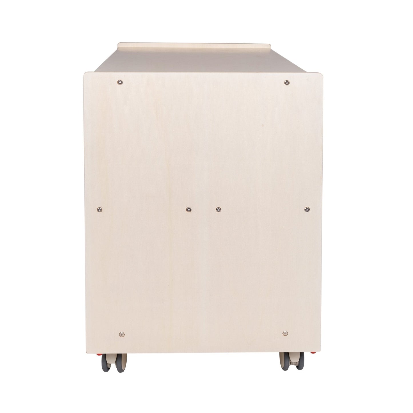 Angeles Birch Mobile 30"H Double-Sided Storage Assembled (AG1228A)
