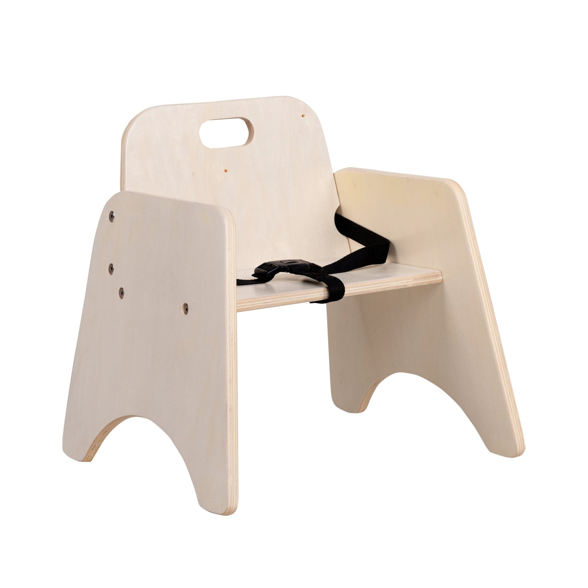 Angeles Birch 9"H Toddler Chair with Strap - RTA (AG1362S) - SchoolOutlet