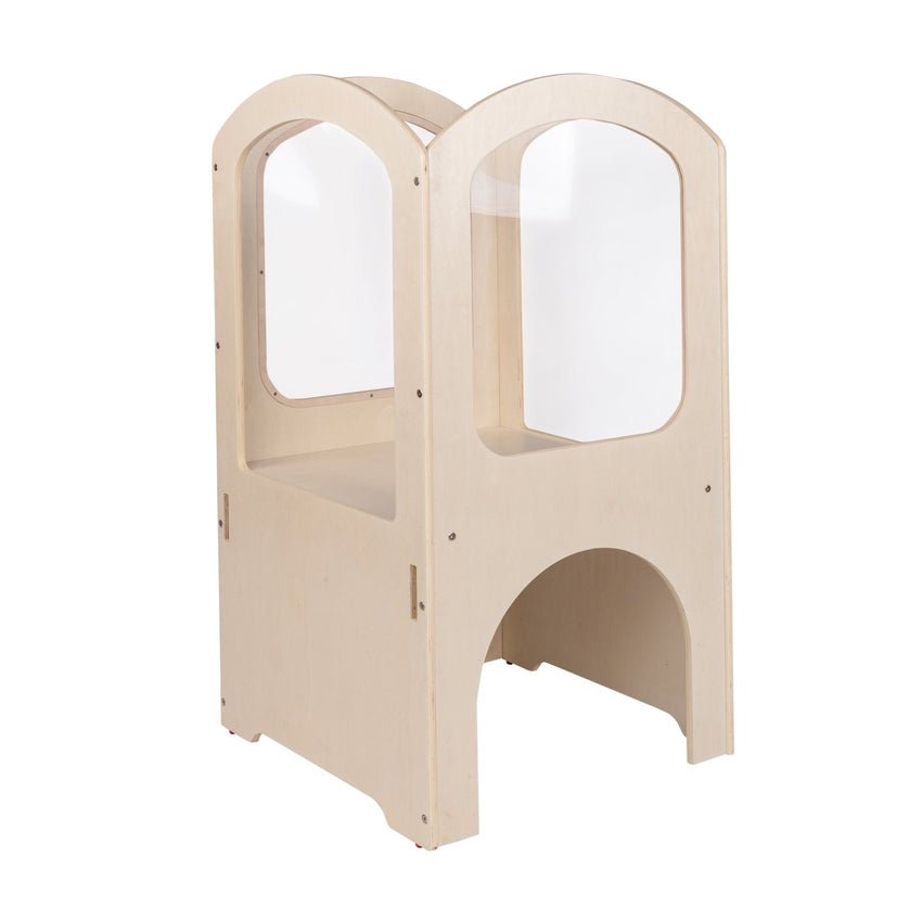Angeles Birch Toddler Loft Set Assembled (AG1617A) - SchoolOutlet
