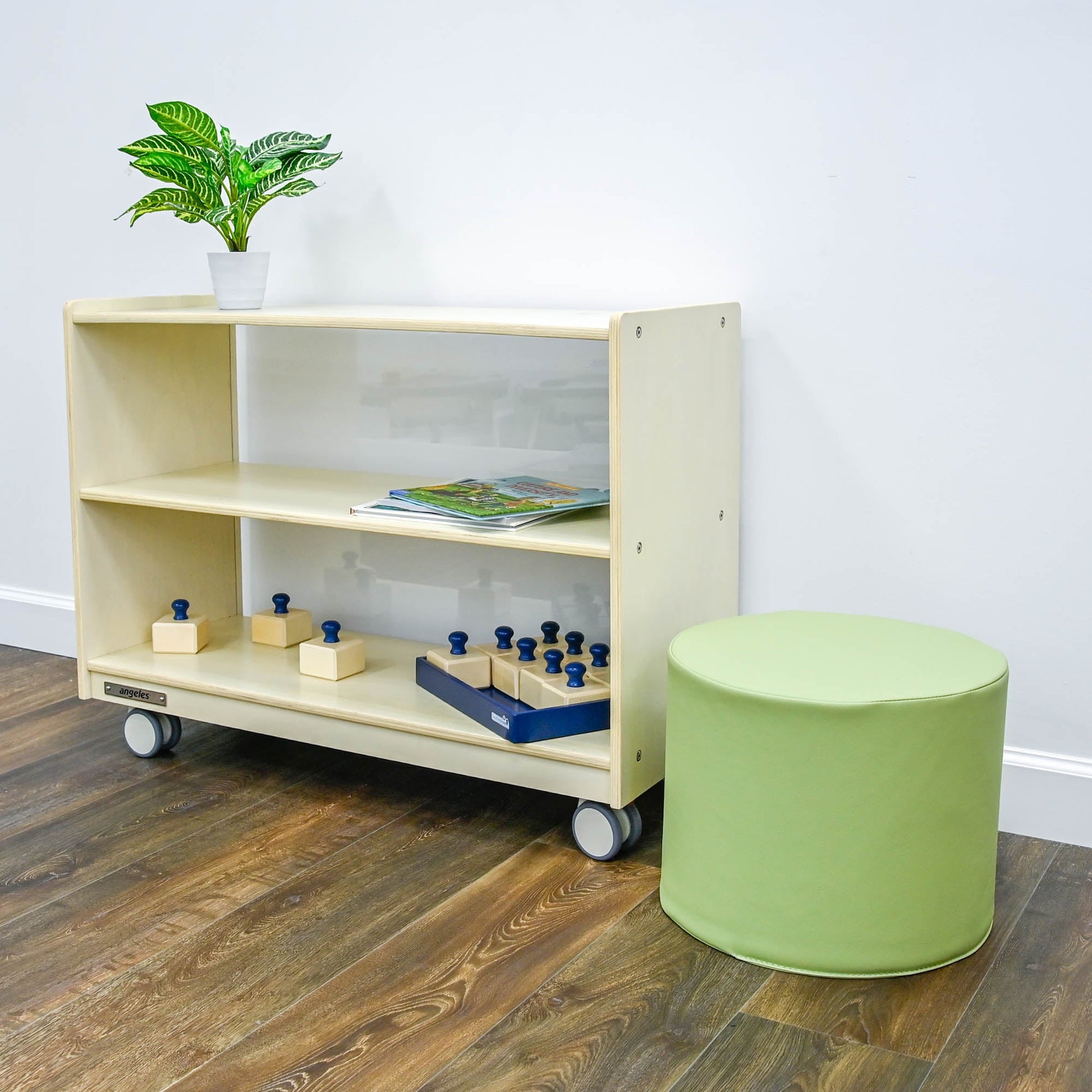 Children's Factory Mobile 24"H Storage with Clear Back (AG1849CX) - SchoolOutlet
