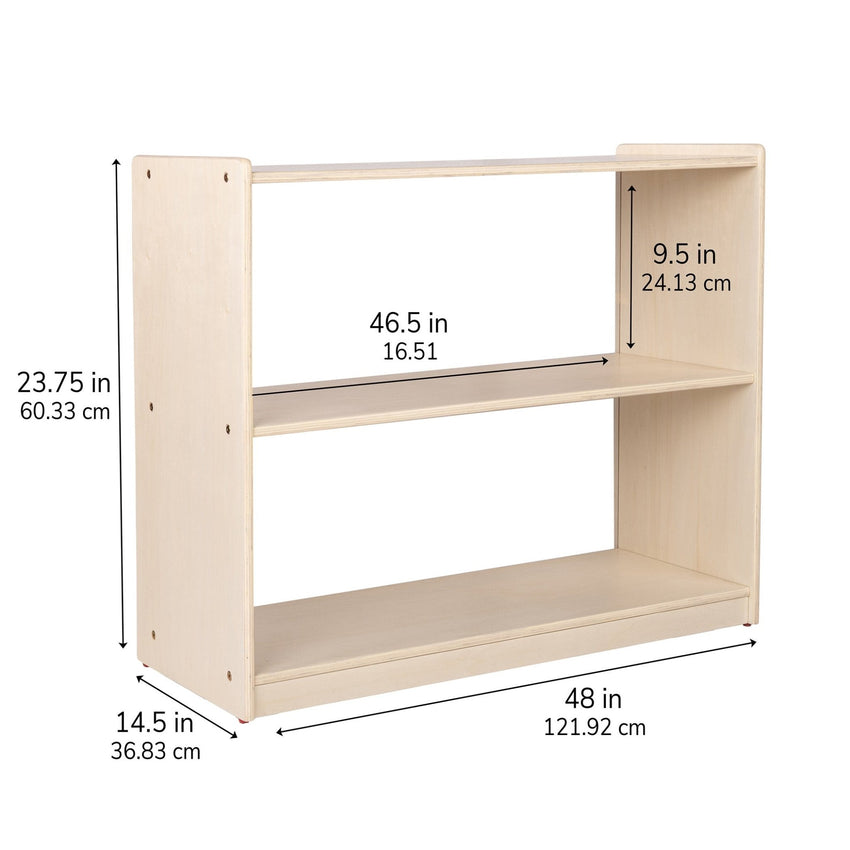 Children's Factory Mobile 24"H Storage with Clear Back Assembled (AG1849CBA) - SchoolOutlet