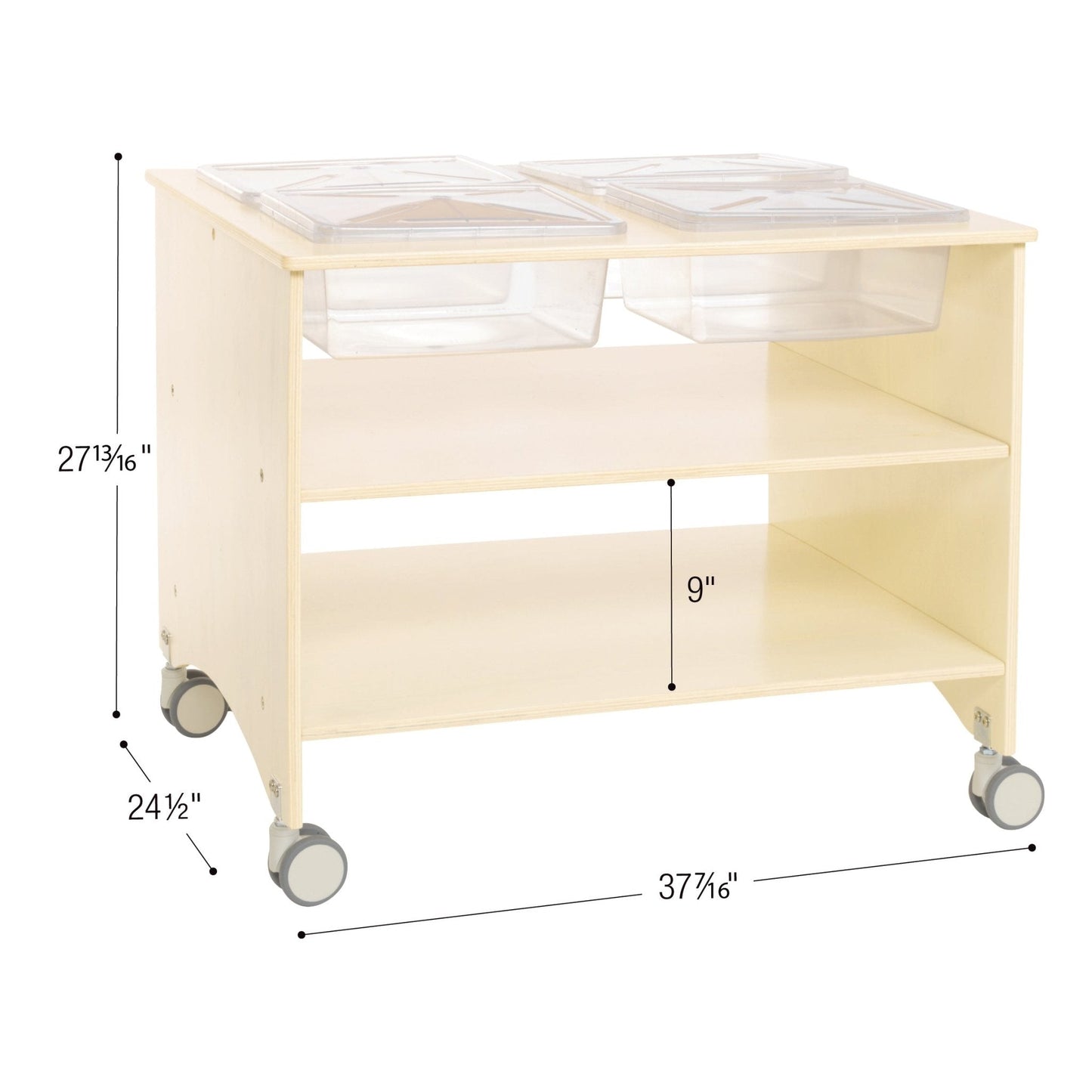 Children's Factory Mobile Sensory Table Assembled (AG1857A)