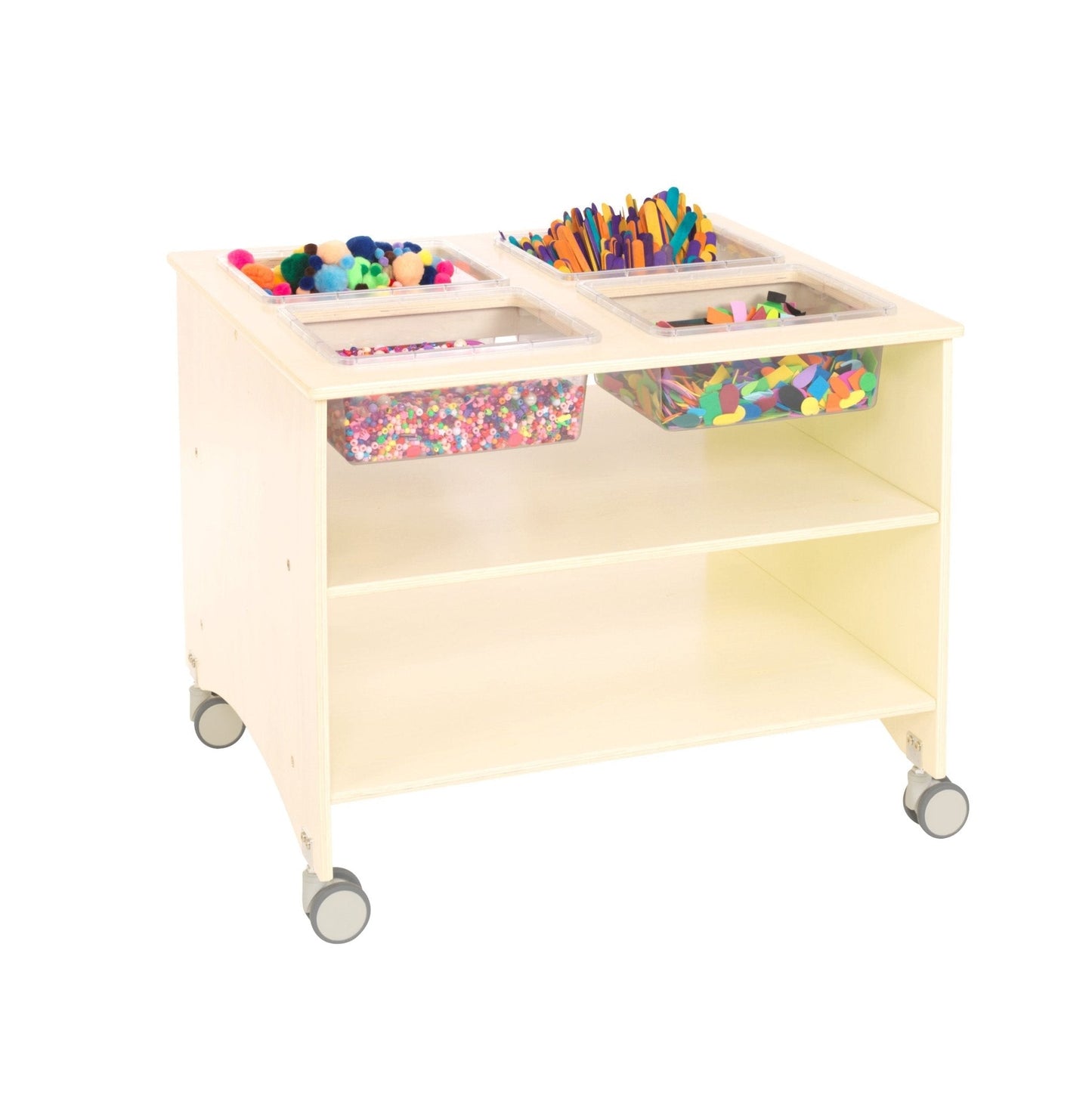 Children's Factory Mobile Sensory Table Assembled (AG1857A) - SchoolOutlet