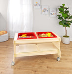 Children's Factory Mobile Toddler Sand and Water Table Assembled (AG3010A)