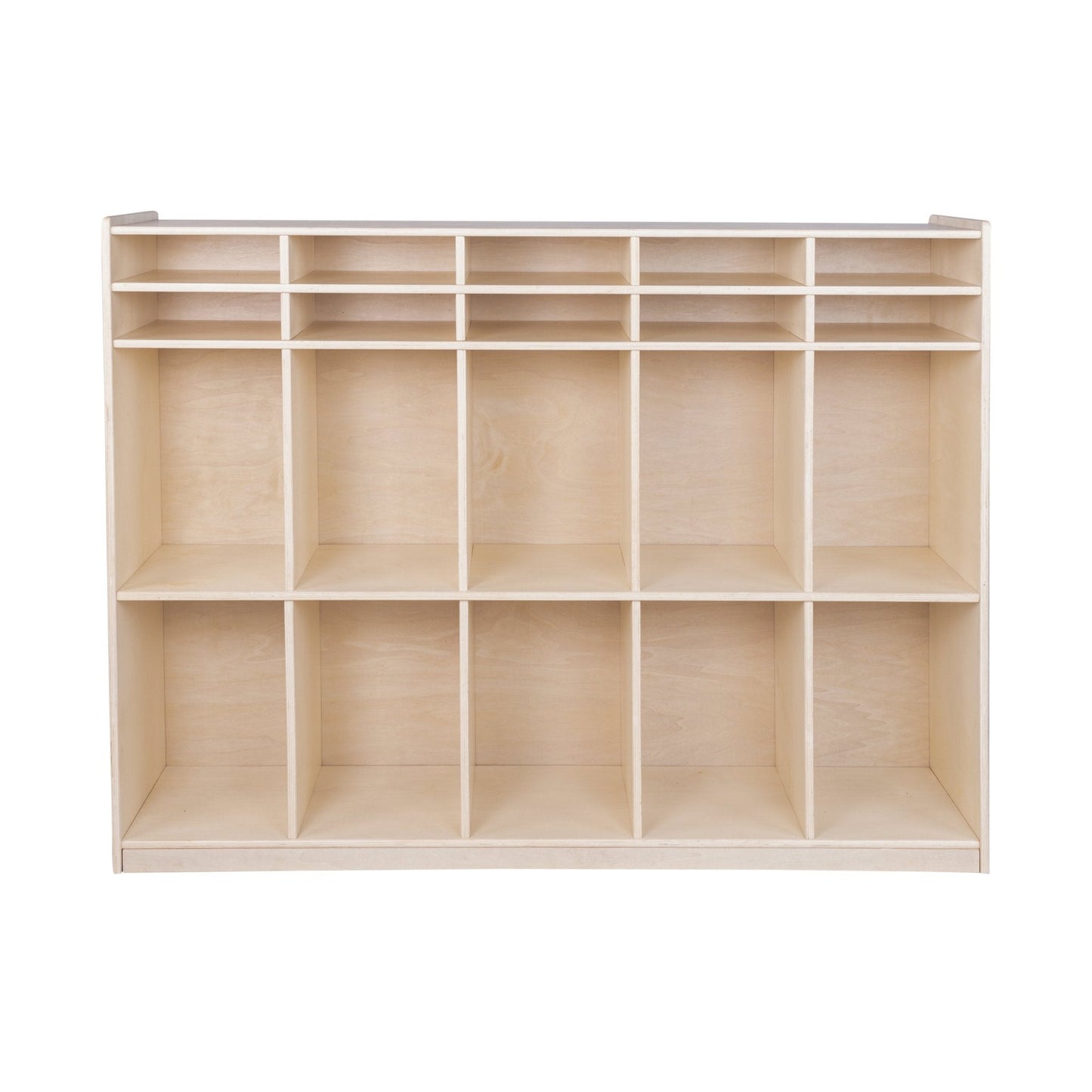 Angeles Birch Mobile 10-Section Locker Assembled (AG3805A) - SchoolOutlet