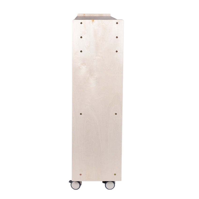 Angeles Birch Mobile 10-Section Locker Assembled (AG3805A) - SchoolOutlet