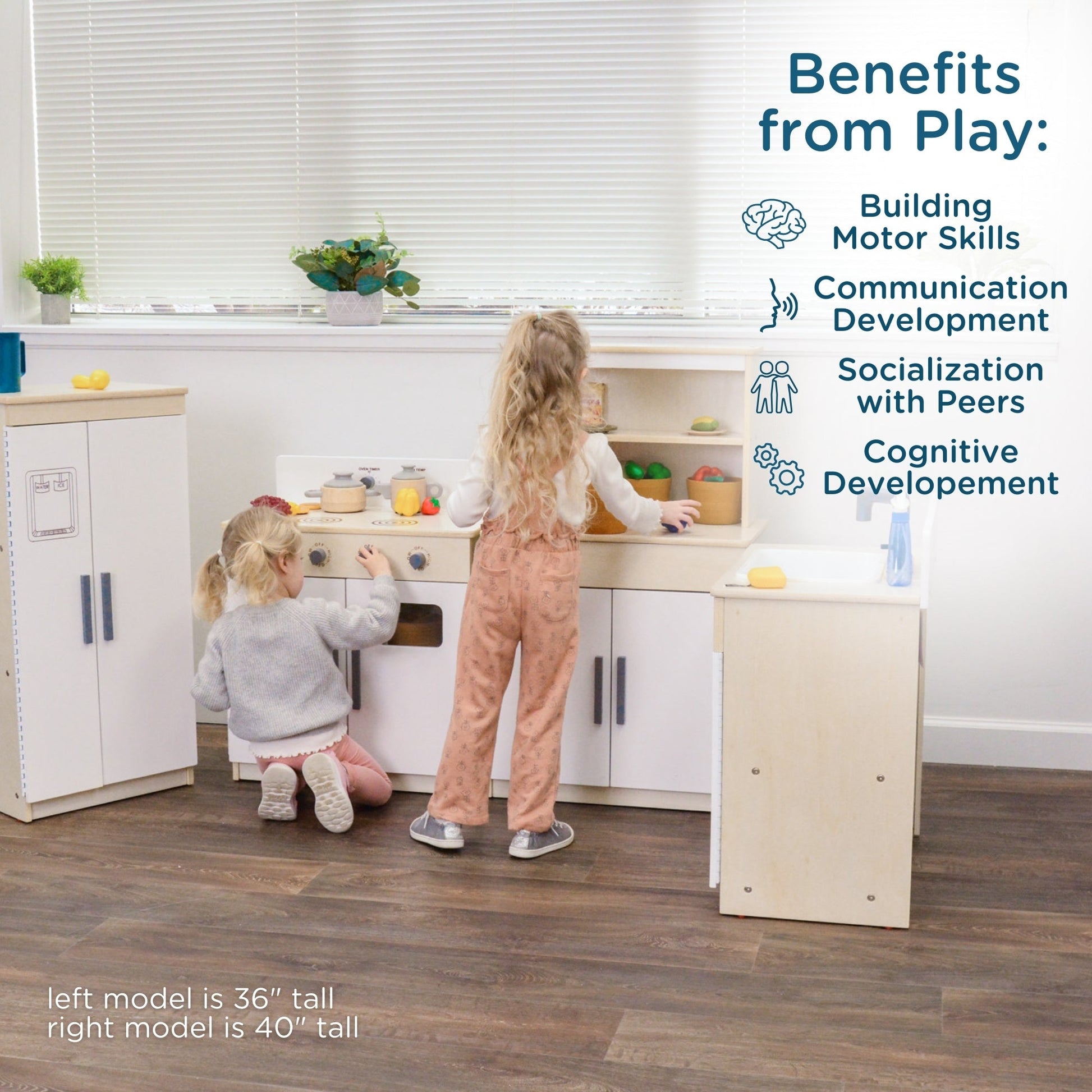 Angeles Birch 4-Piece Complete Kitchen Set (AG4000) - SchoolOutlet