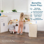 Angeles Birch 4-Piece Complete Kitchen Set Assembled (AG4000A)