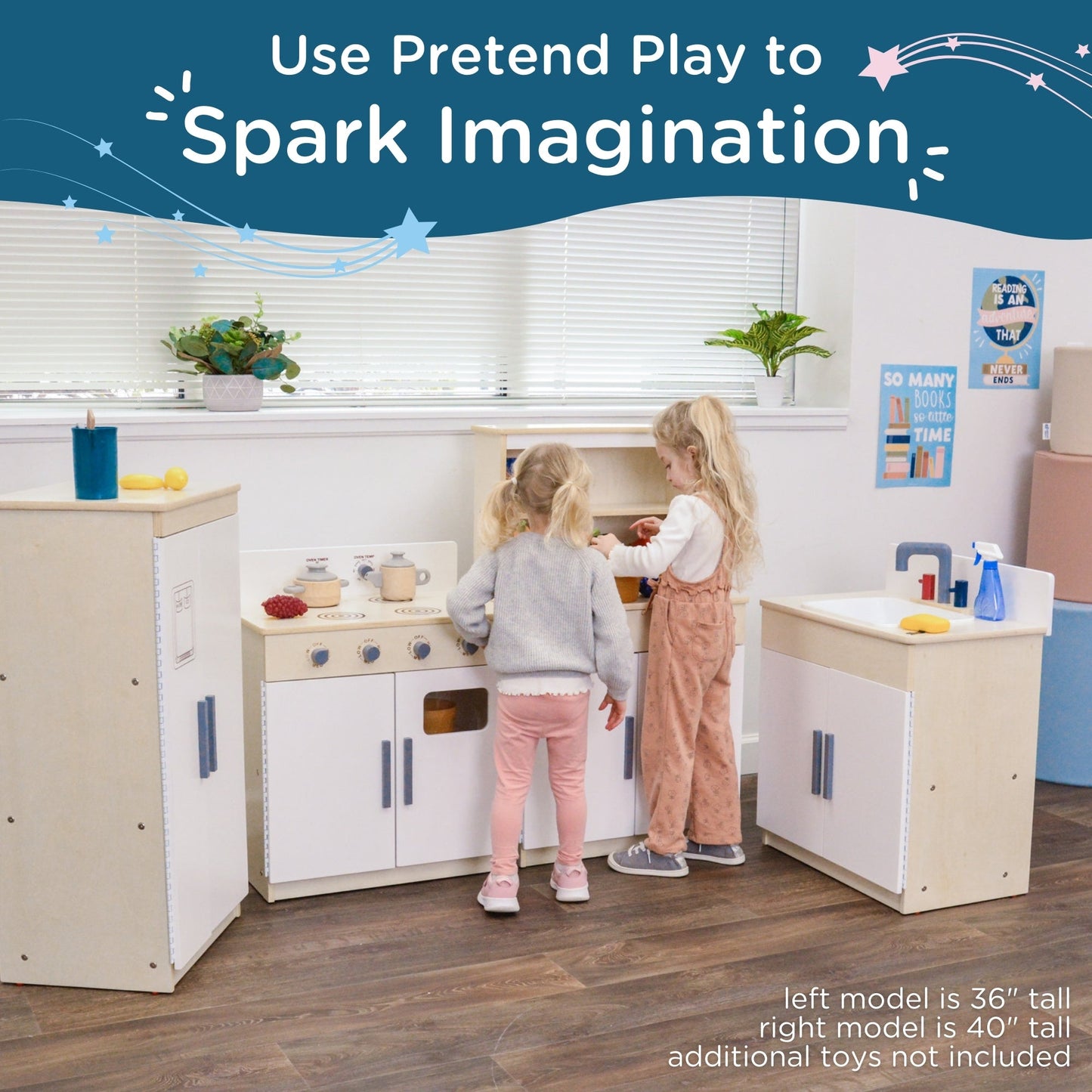 Angeles Birch 4-Piece Complete Kitchen Set (AG4000) - SchoolOutlet