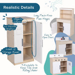 Angeles Birch 4-Piece Complete Kitchen Set Assembled (AG4000A) - SchoolOutlet