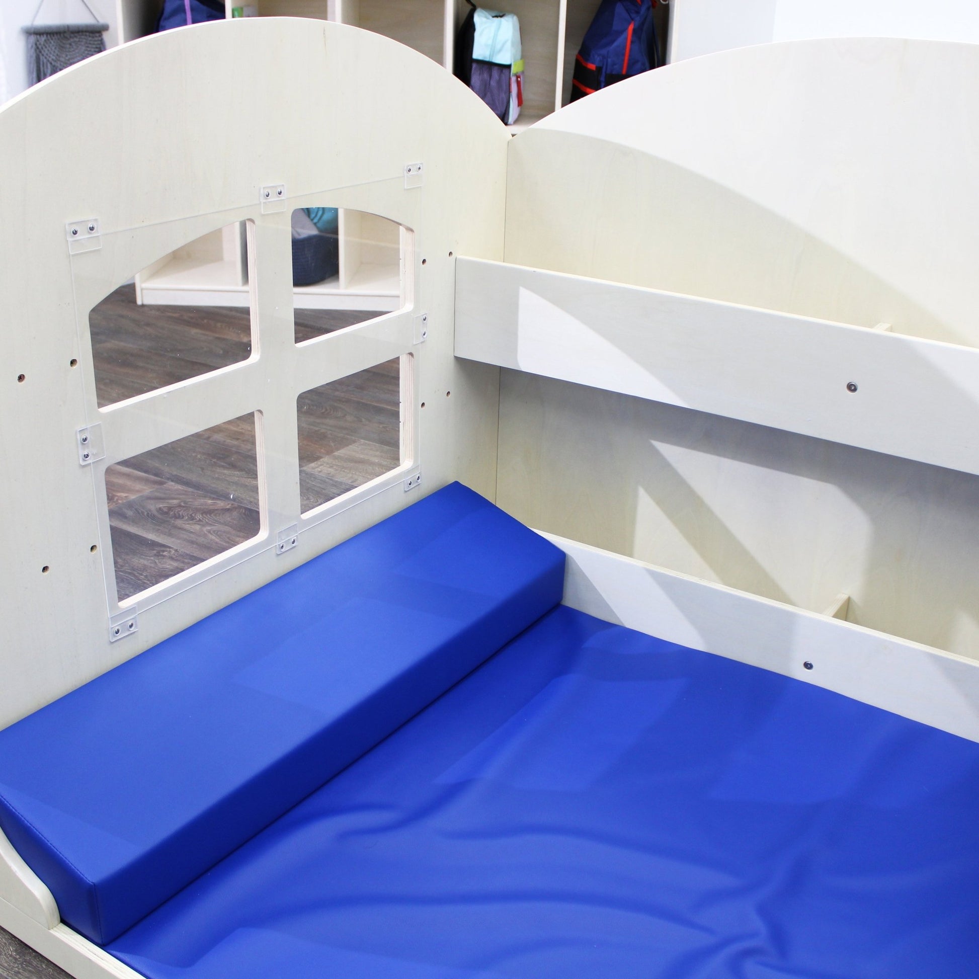 Angeles Birch Reading Nook with Book Shelves - RTA (AG9002) - SchoolOutlet