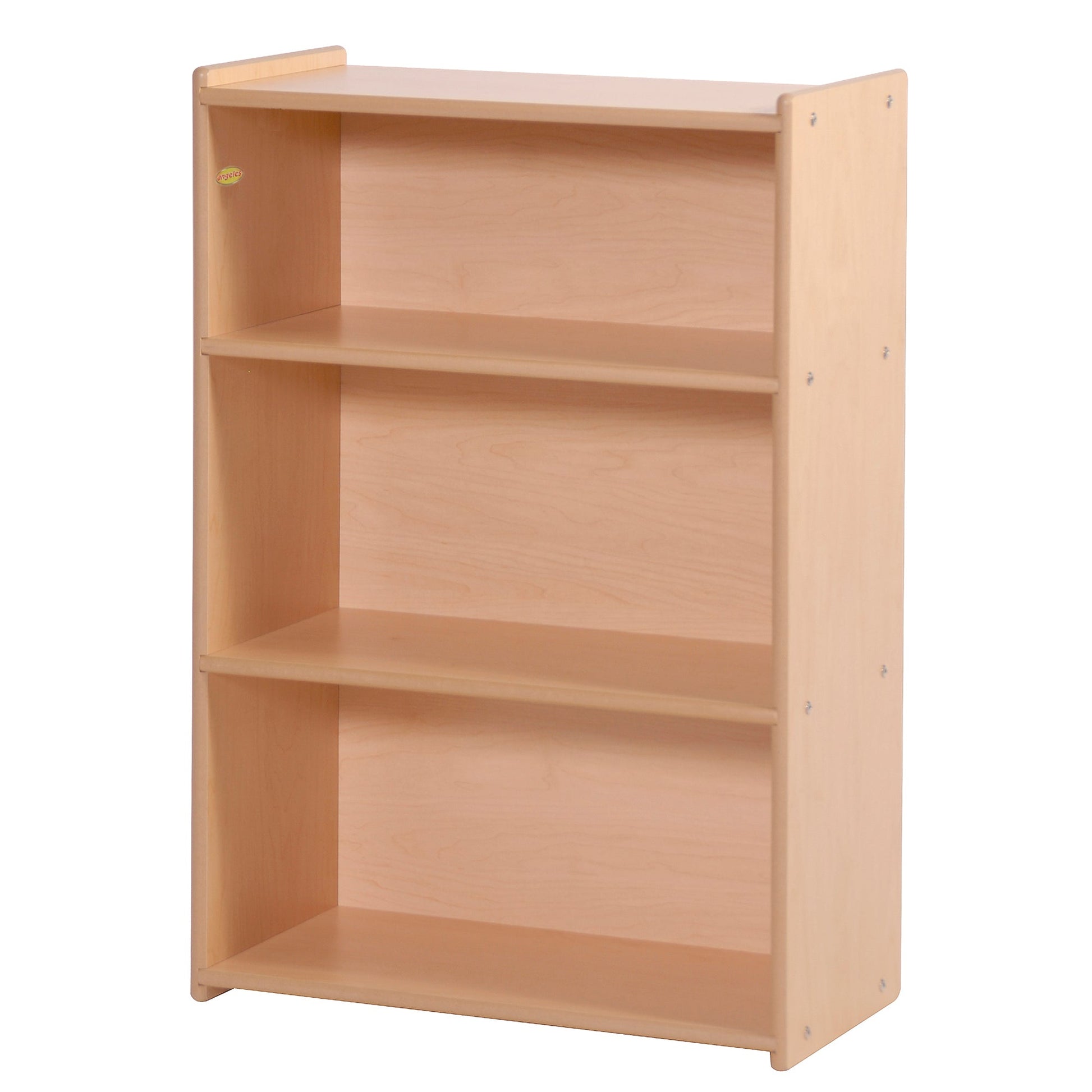Angeles Value Line Narrow 3-Shelf Storage - 24"L x 12"W x 36"H (ANG7083) - SchoolOutlet