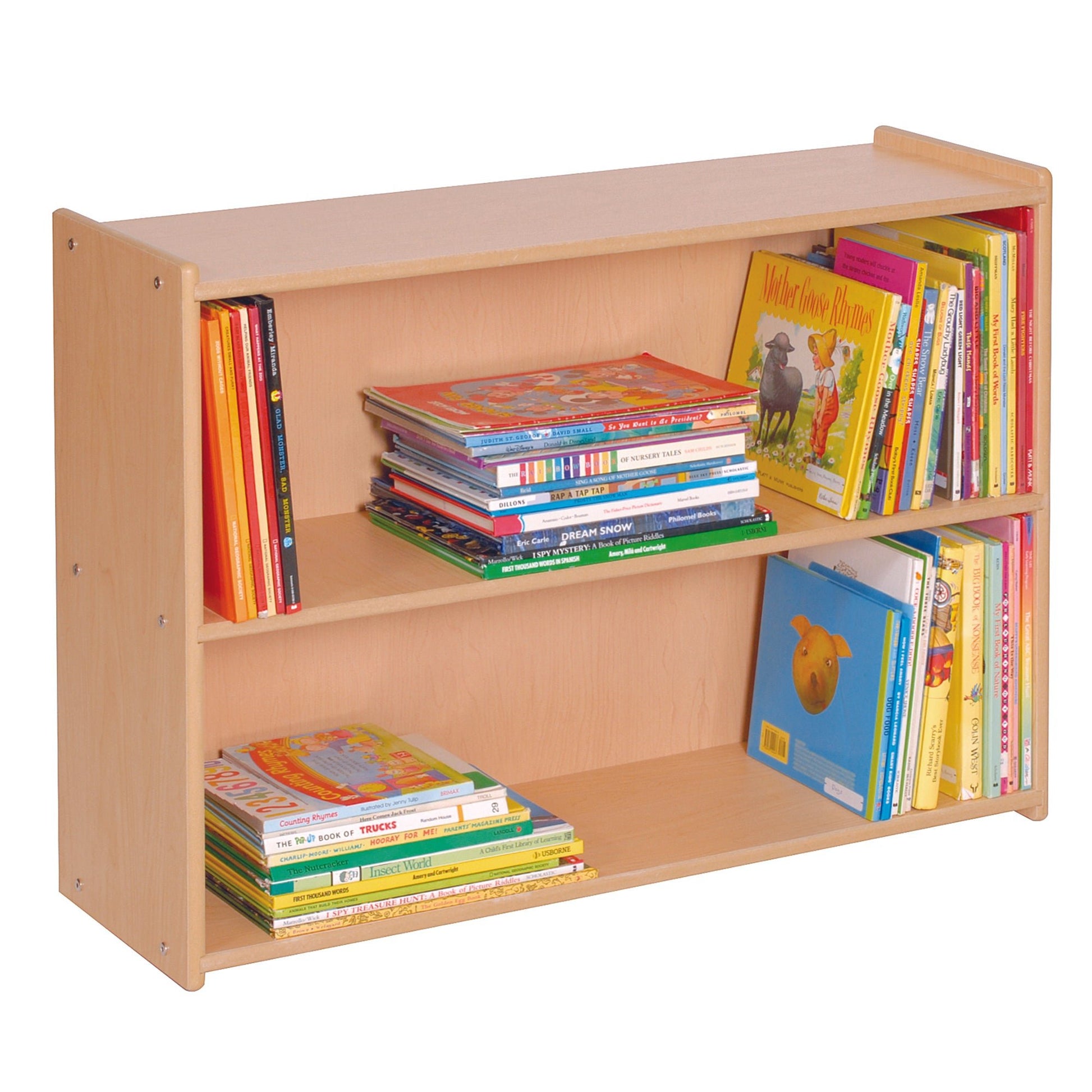 Angeles Value Line Narrow 2-Shelf Storage - 36"L x 12"W x 26"H (ANG7147) - SchoolOutlet