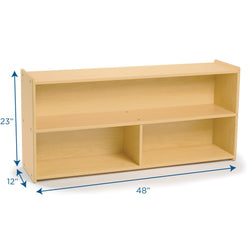 Angeles Value Line Toddler 2-Shelf Storage - 48"L x 12"W x 23"H (ANG7148)