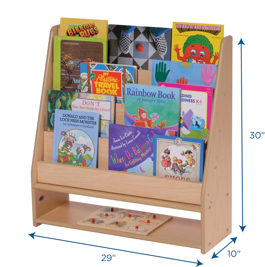 Angeles Value Line Book Display - 29"L x 10"W x 30"H (ANG7159) - SchoolOutlet