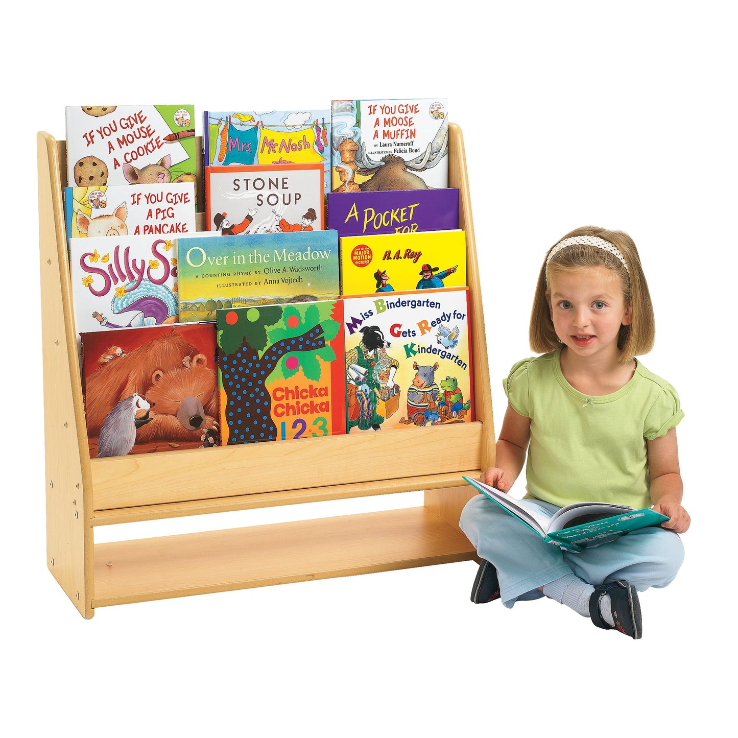 Angeles Value Line Book Display - 29"L x 10"W x 30"H (ANG7159) - SchoolOutlet