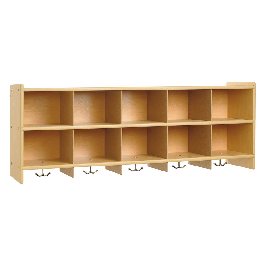 Angeles Value Line 10 Section Wall Locker - 48"L x 12"W x 19"H (ANG7160) - SchoolOutlet