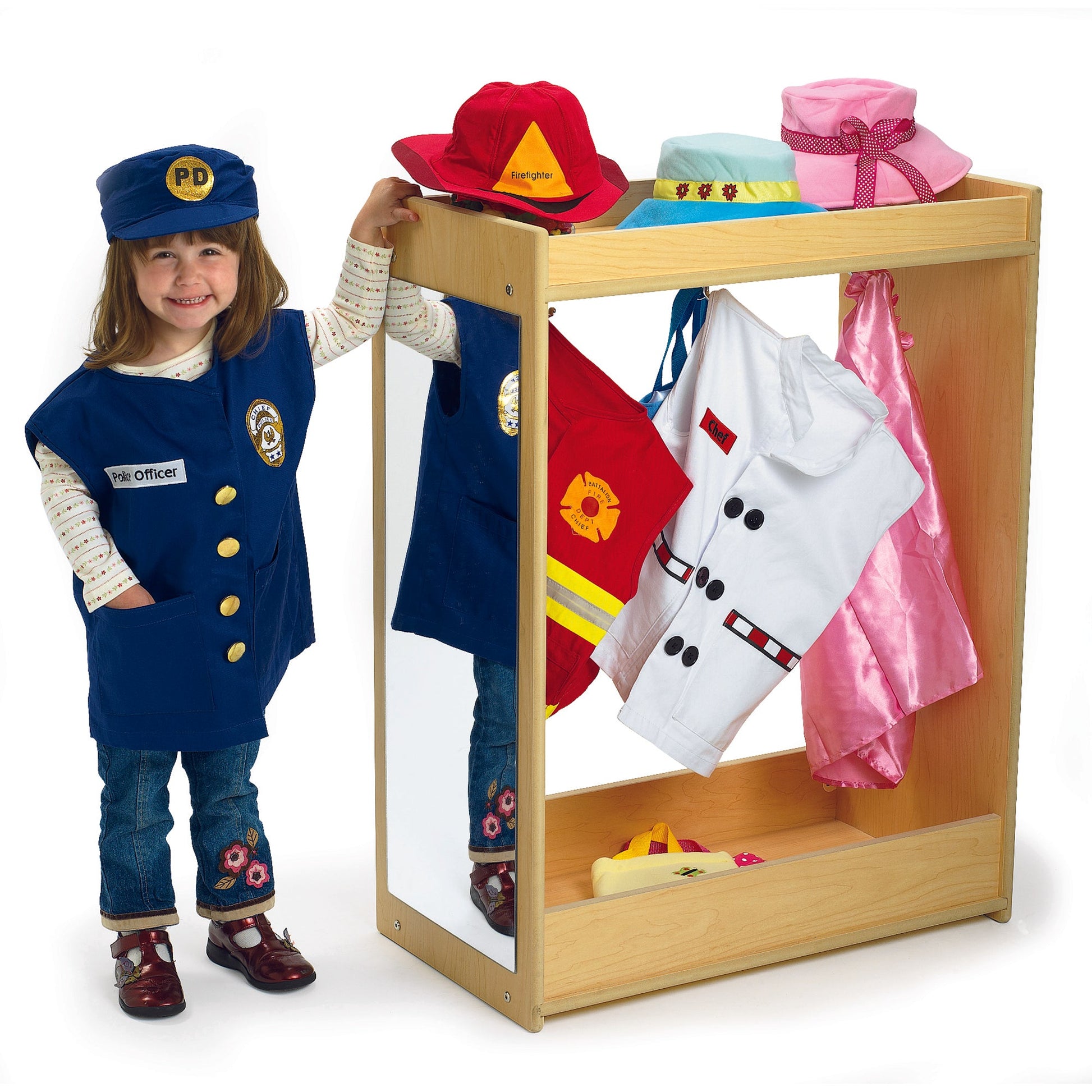 Angeles Value Line Dress Up Storage - Small - 27"L x 15"W x 36"H (ANG7170) - SchoolOutlet