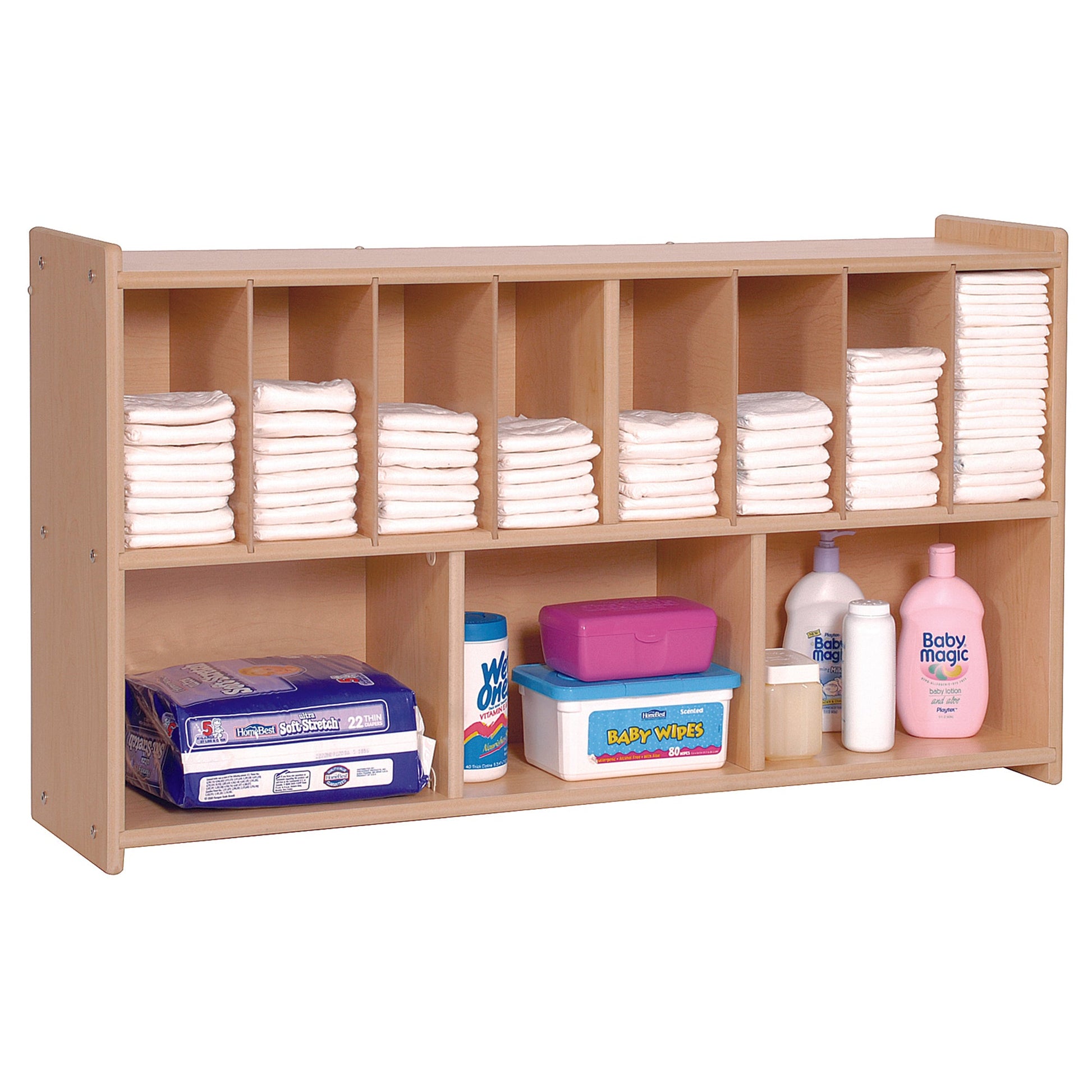 Angeles Value Line Wall Diaper Shelf - 41"L x 10"W x 23"H (ANG7171) - SchoolOutlet