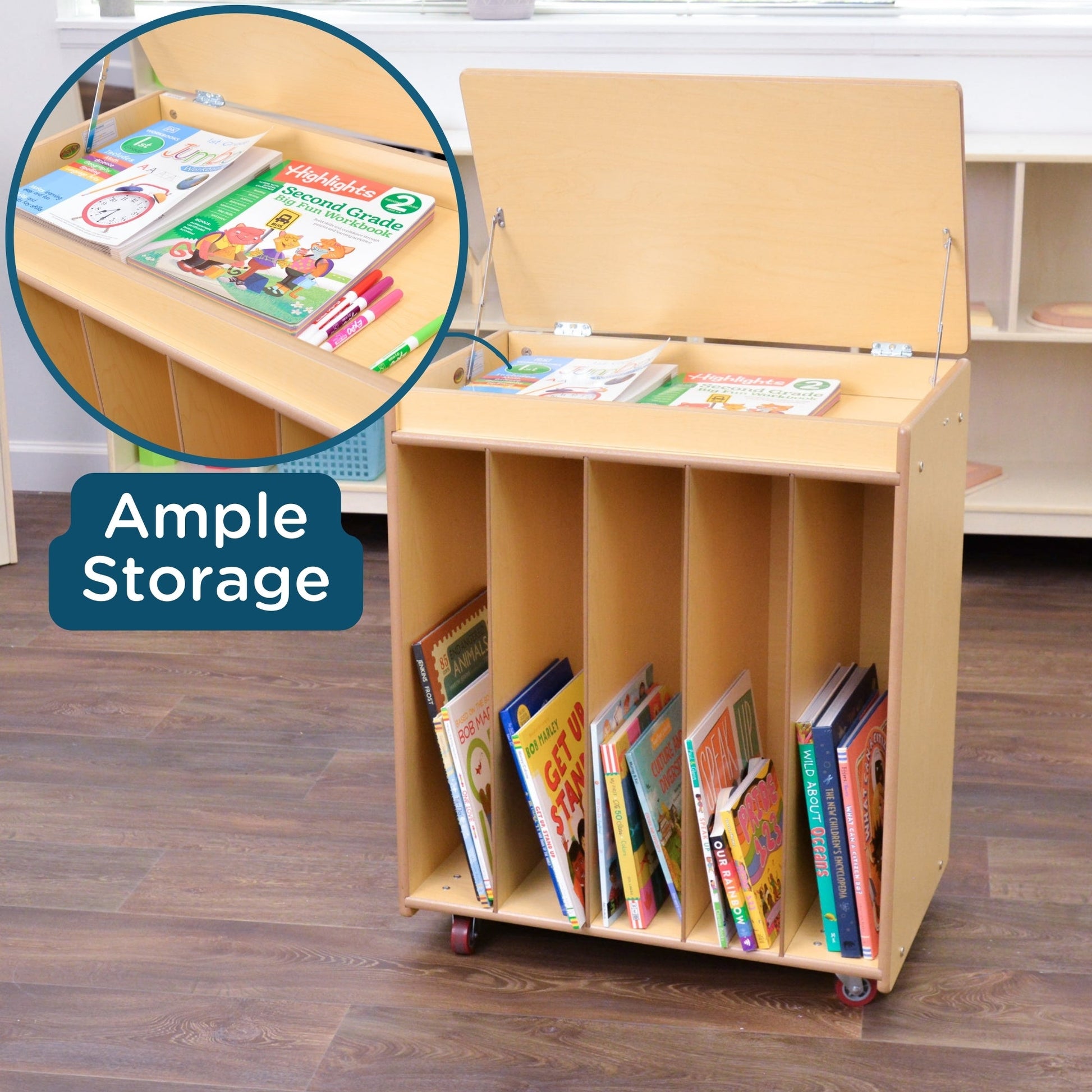 Angeles Value Line Big Book Display - 25"L x 16"W x 30"H (ANG7179) - SchoolOutlet