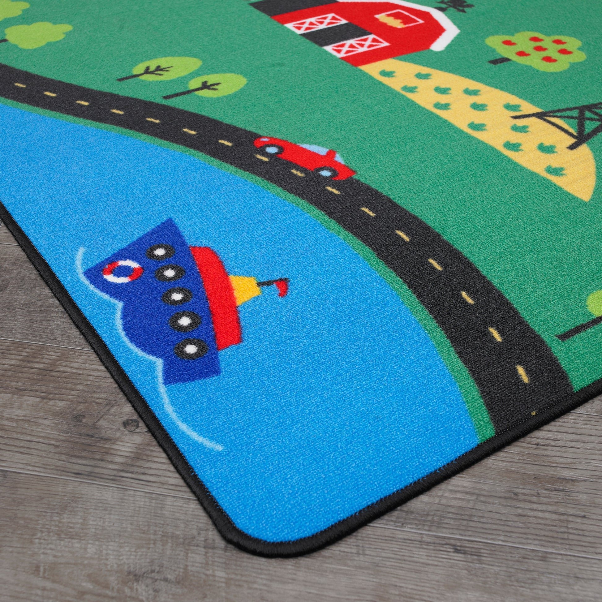 Children's Factory Sunday Drive Value Rug (CF0004) - SchoolOutlet