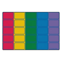 Children's Factory Seating Rows Value Rug (CF0006)