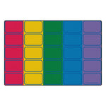 Children's Factory Seating Rows Value Rug (CF0006) - SchoolOutlet