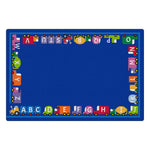 Children's Factory Caravan of Cars Value Rug (CF0007) - SchoolOutlet