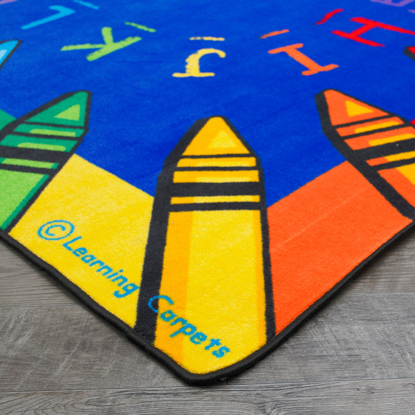 Children's Factory Alphabet Crayon Carpet (CF0009) - SchoolOutlet