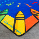Children's Factory Alphabet Crayon Carpet (CF0009) - SchoolOutlet