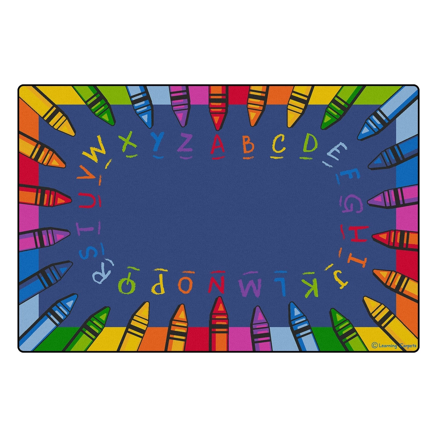 Children's Factory Alphabet Crayon Carpet (CF0009) - SchoolOutlet