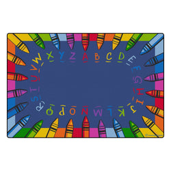 Children's Factory Alphabet Crayon Carpet (CF0009)