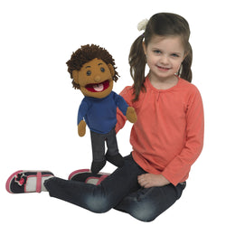 Angeles 15" Ethnic Children Puppets with Movable Mouths - Set of 6