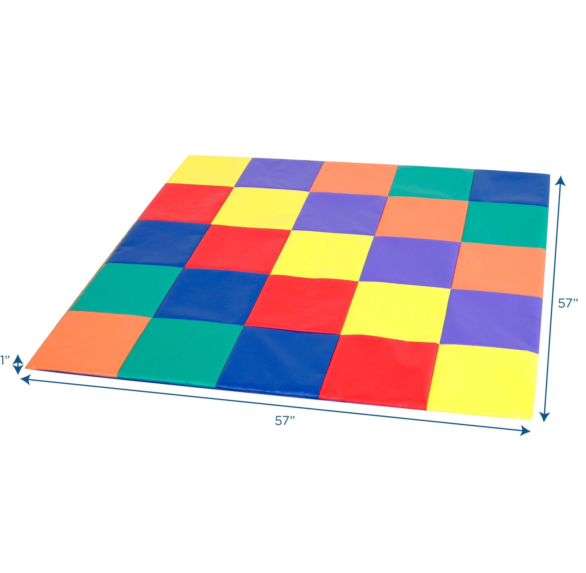 Children's Factory Patchwork Crawly Mat - Rainbow (CF321-132) - SchoolOutlet
