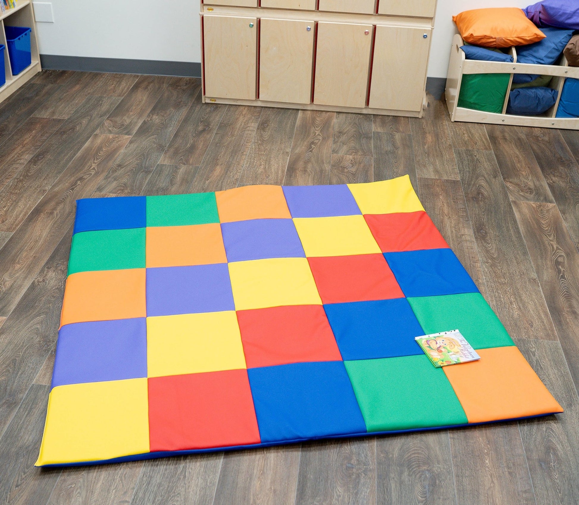 Children's Factory Patchwork Crawly Mat - Rainbow (CF321-132) - SchoolOutlet