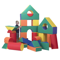Children's Factory 12" Module Blocks - Set of 35 (Set A and B)