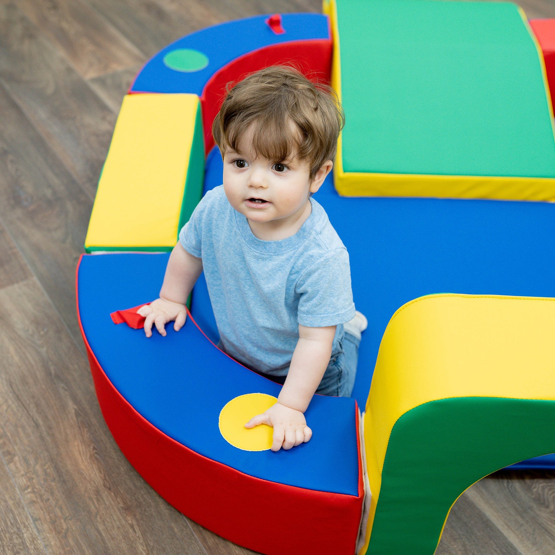 Children's Factory Playring with Tunnel and Slide (CF322-162) - SchoolOutlet