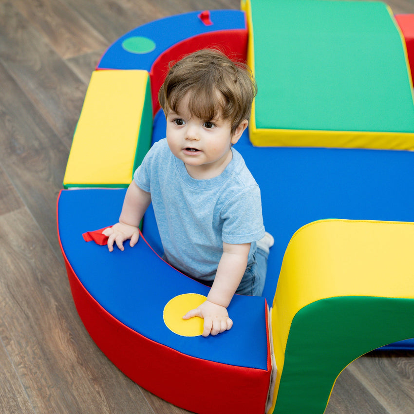 Children's Factory Playring with Tunnel and Slide (CF322-162) - SchoolOutlet