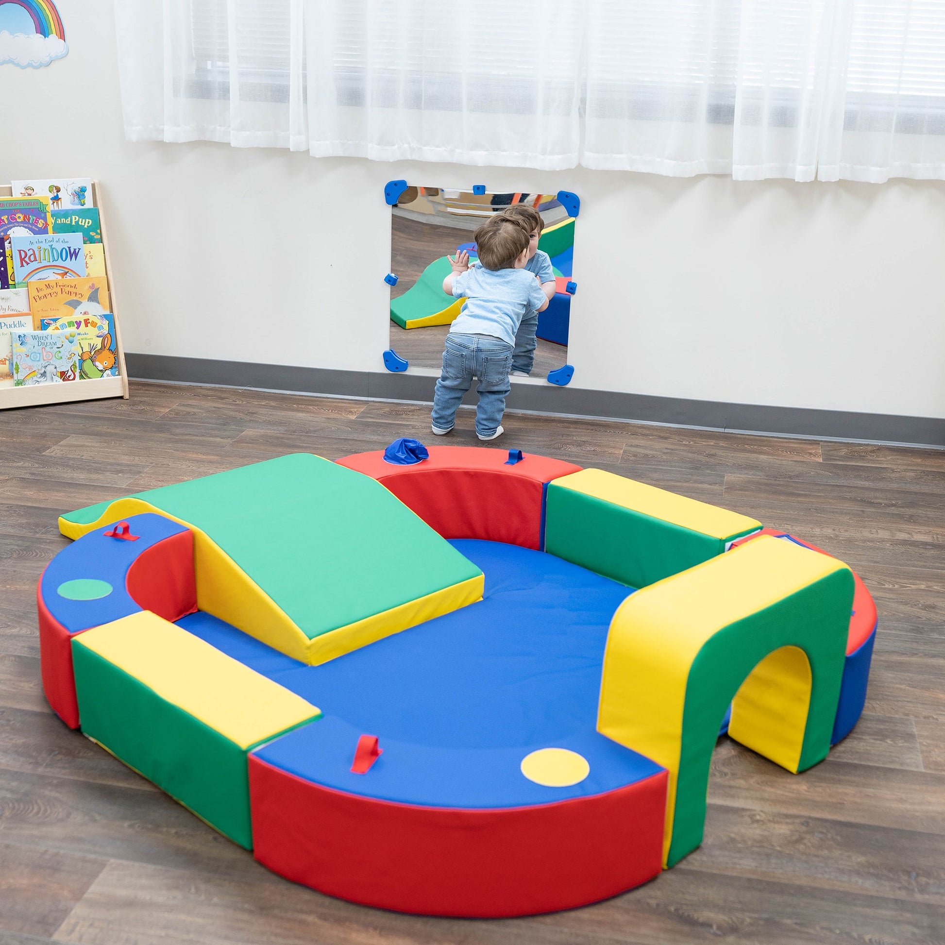 Children's Factory Playring with Tunnel and Slide (CF322-162) - SchoolOutlet