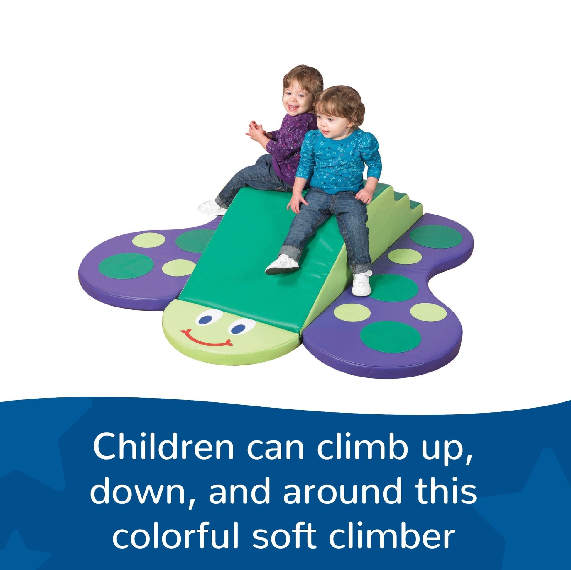 Children's Factory Butterfly Climber - Rainbow (CF322-373) - SchoolOutlet